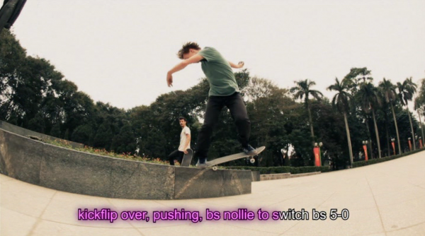 skateboarder Hugo Maillard dans DVD SKATE Anagram Crazy Extreme Skate