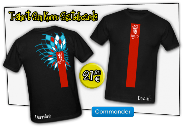 t-shirt Korro skateboards