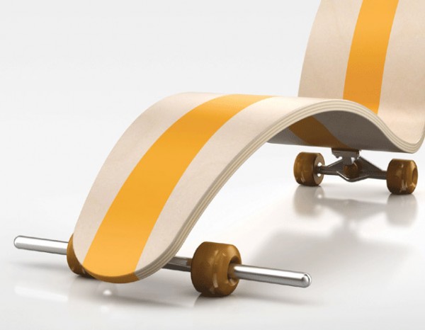 La Skate chair par Florent Lasbleiz