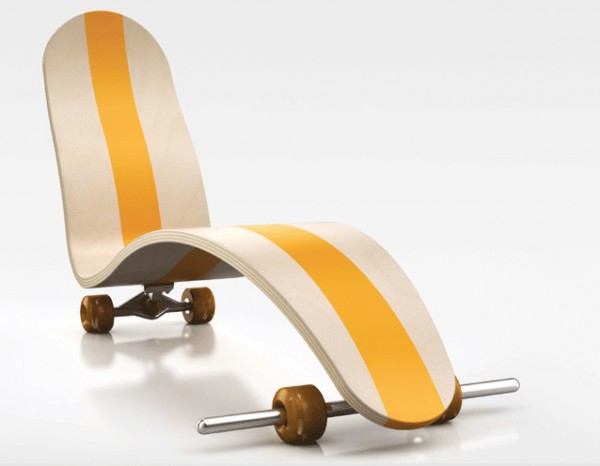La Skate chair par Florent Lasbleiz