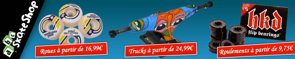 AbcskateShop : Tout le matériel de skate