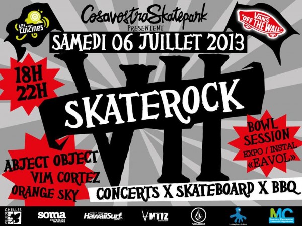 SKATEROCK 2013 au Cosanostra skatepark