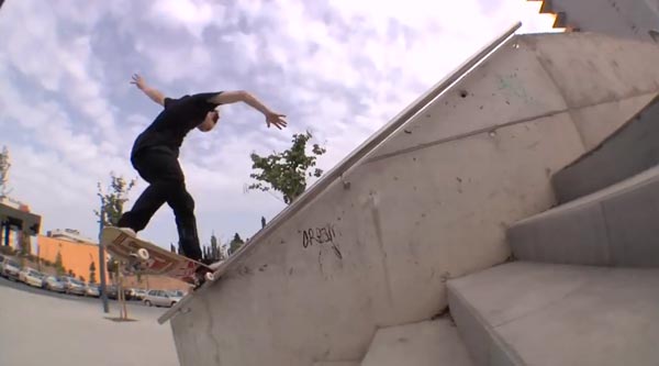 HOLD IT DOWN video Element Skateboards handrail crook fakie