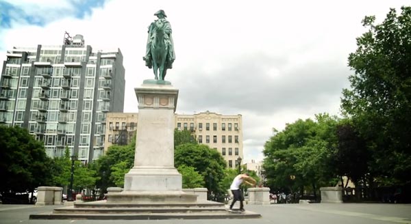 Zered Bassett skateboarder NOSE MANUAL