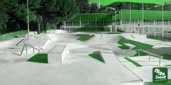 skatepark comte de falicon de Nice 06
