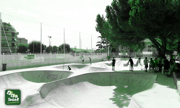skatepark comte de falicon de Nice 01