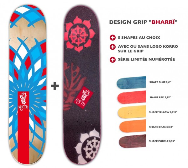 Board Korro Skateboards : design BHARRI