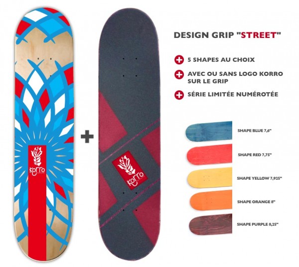 Board Korro Skateboards : design STREET