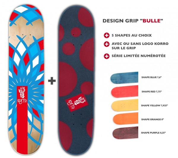 Board Korro Skateboards : design Bulle