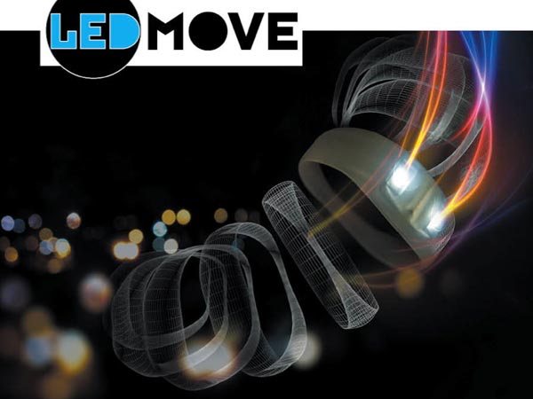 bracelet lumineux Led move : 1 ollie = 1 flash