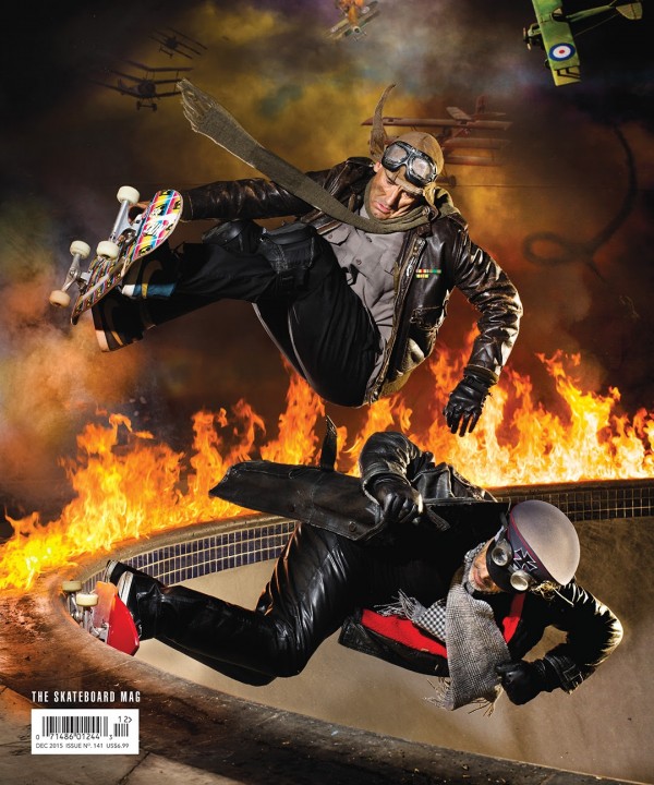 Lance Mountain Steve Olson : DOGFIGHT BEHIND THE COVER : the skateboard mag 141