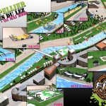plan FISE 2008 : Festival International des Sports Extrèmes mini rampe