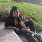 William (skateboarder) en train de chiller