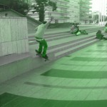 spot de skate mairie de creteil 94000 lipslide