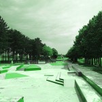Skatepark de Magny Les Hameaux - Yvelines 78 : vue d'ensemble