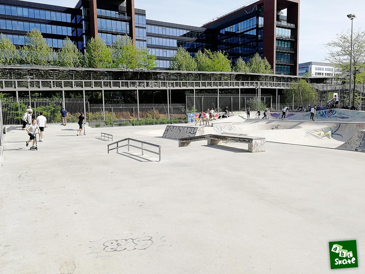 Skatepark Rueil-Malmaison : partie street