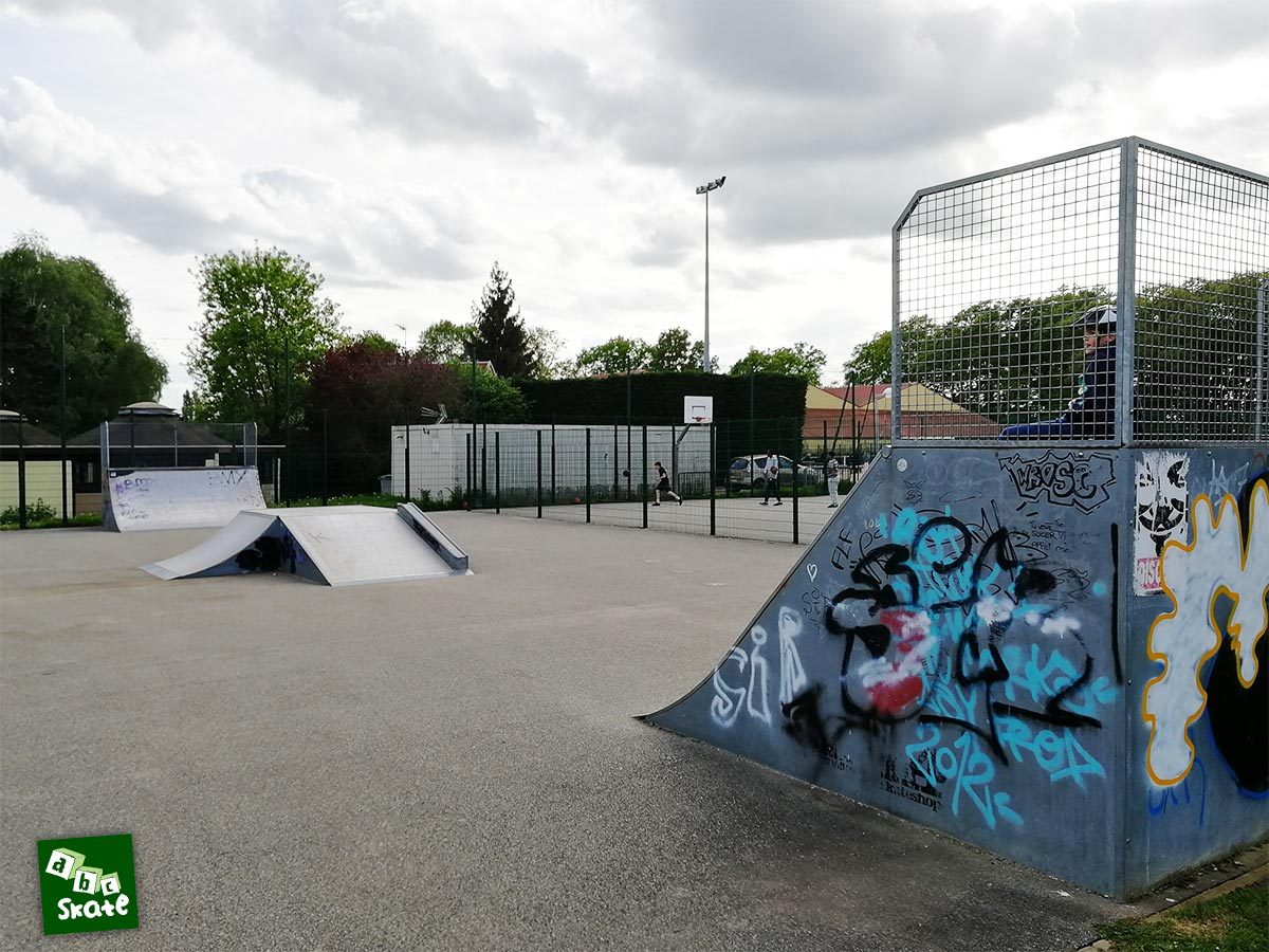 skatepark Bois d'Arcy : plan incliné