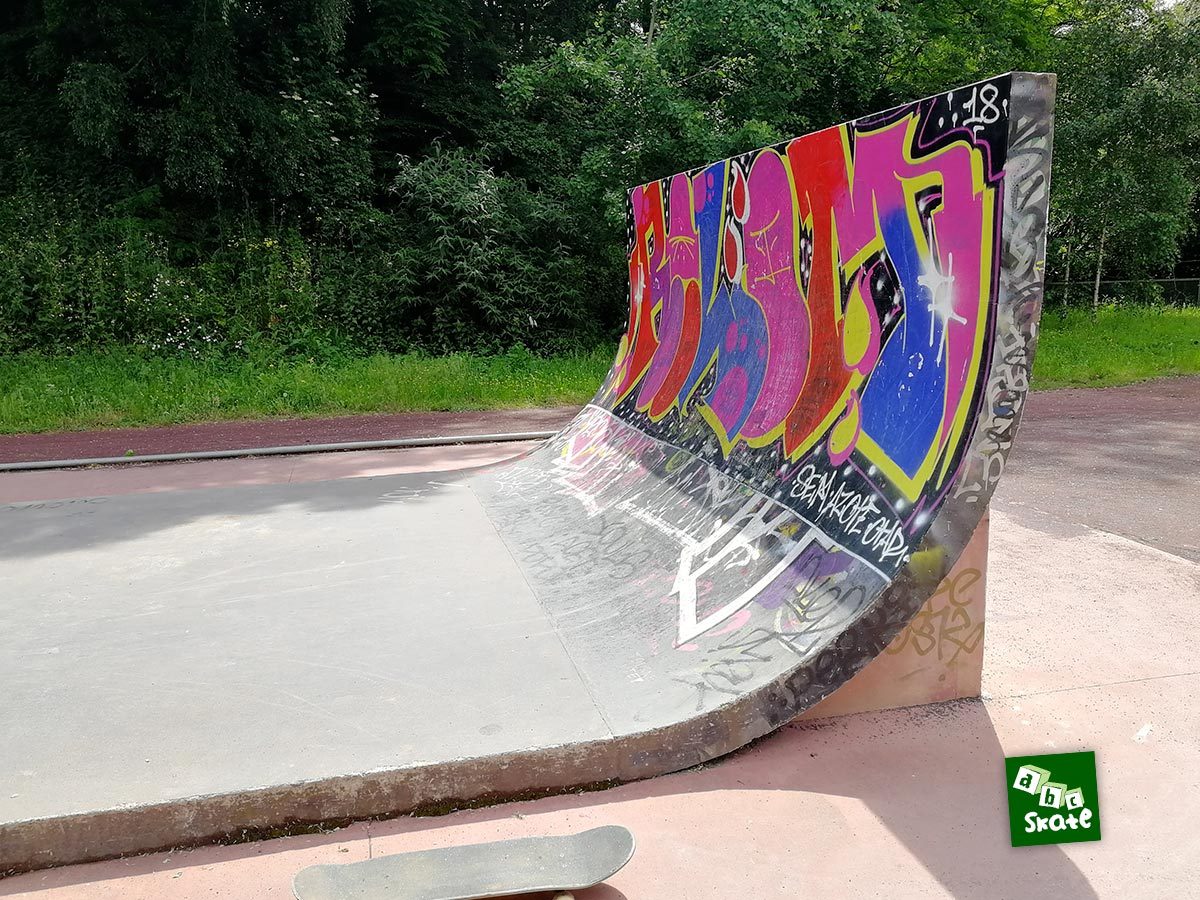 Skatepark la Courrouze : quarter vertical