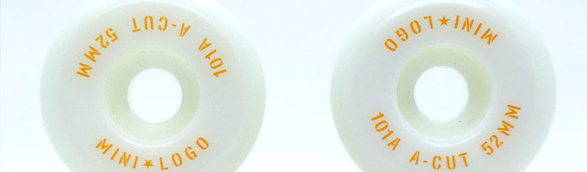 Comment bien choisir ses roues de skateboard ? 2 roues Mini Logo