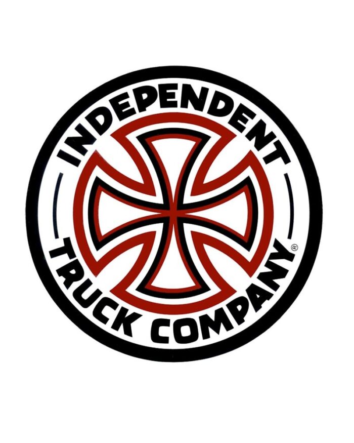 Logo noir, rouge et blanc Independent
