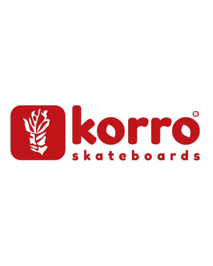 Logo Korro Skateboards rouge