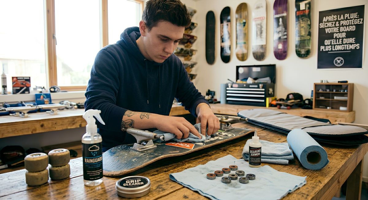 Comment entretenir son skateboard ?