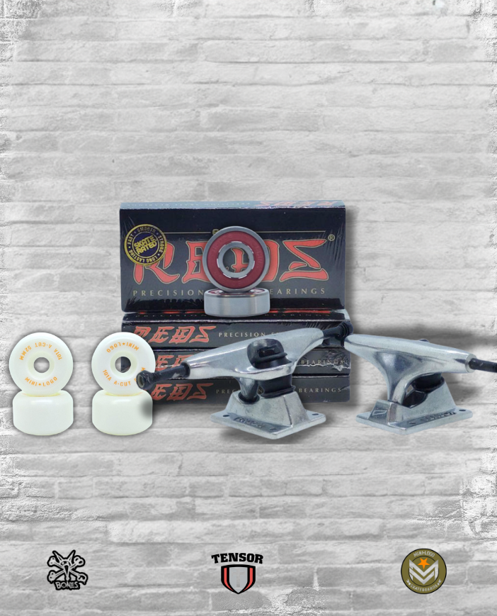 Pack roues-trucks-roulements-abcskate