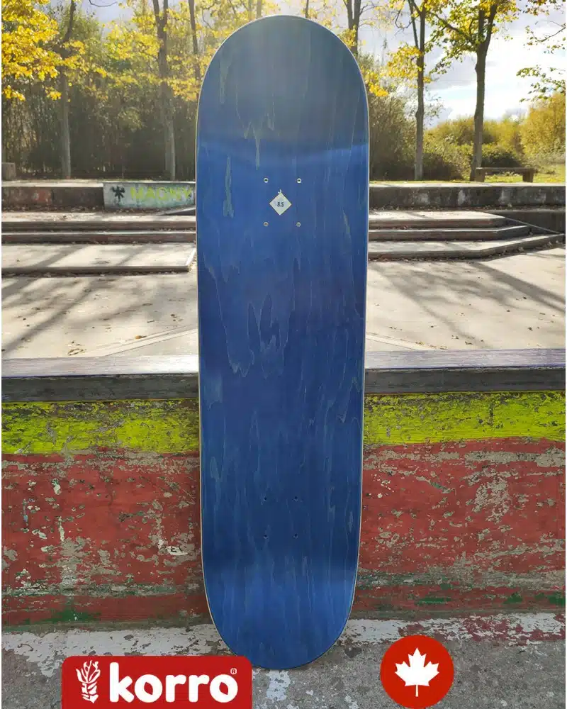 Pack Skateboard Street complet Board 8.5″ bleue « Gongo Maya » Korro Skateboards