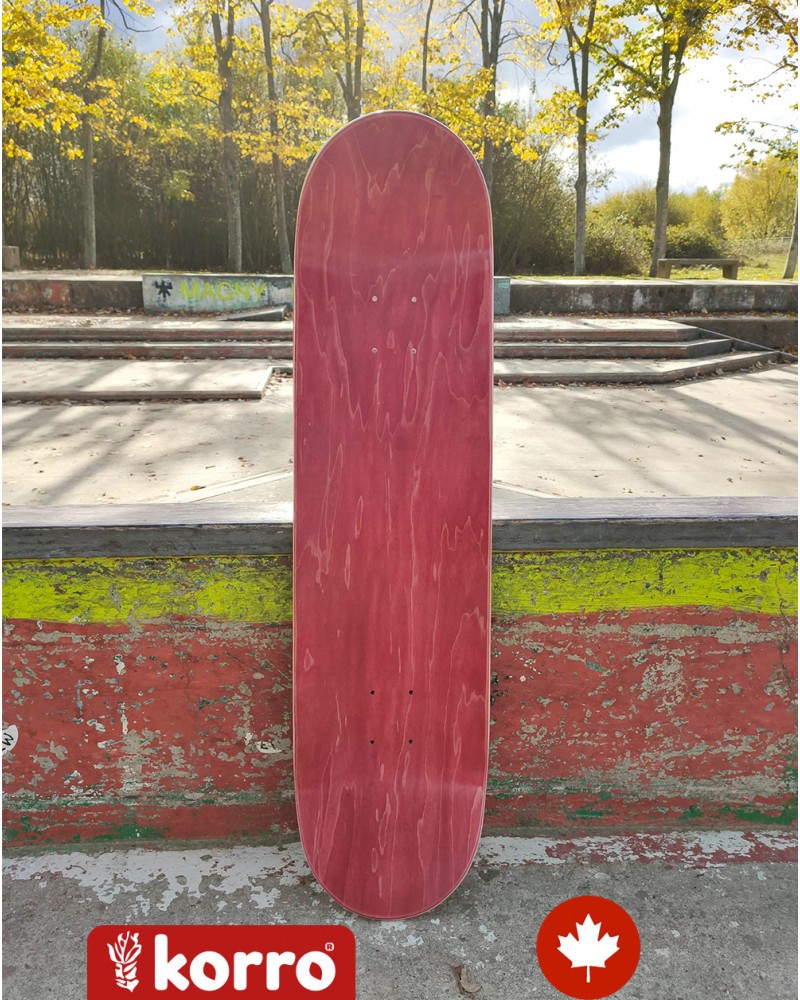 Pack Skateboard Street complet Board 8.25″ rouge « Gongo Maya » Korro Skateboards