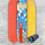 Pack 1 board « Soleil » Korro Skateboards + 1 grip noir Jessup