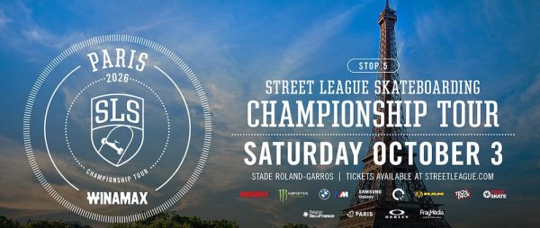 sls-2026-bannière Street League Skateboarding Paris 2026